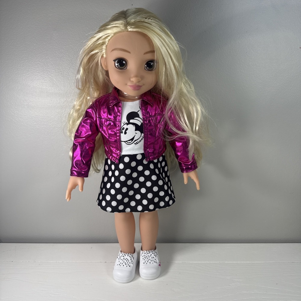 Disney ily 4ever Inspired By Minnie Mouse 18" Doll Blonde Pink Jacket Outfit